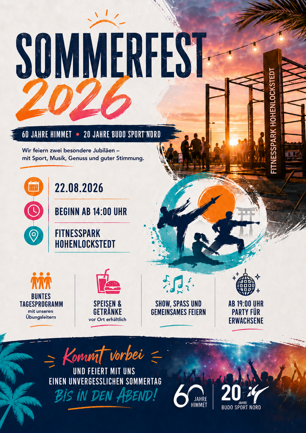 Flyer zum Sommerfest 2026